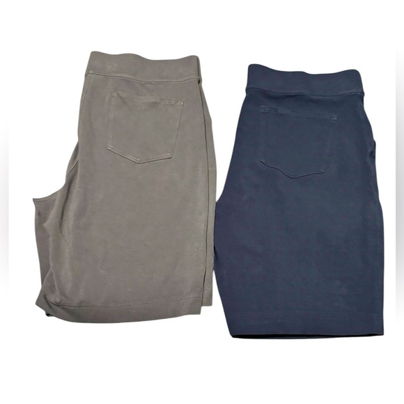 Men’s Duluth Shorts Bundle Size XL Blue Gray Athletic Pullon Cotton - Picture 1 of 6